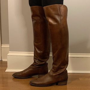 Knee High Leather Boots